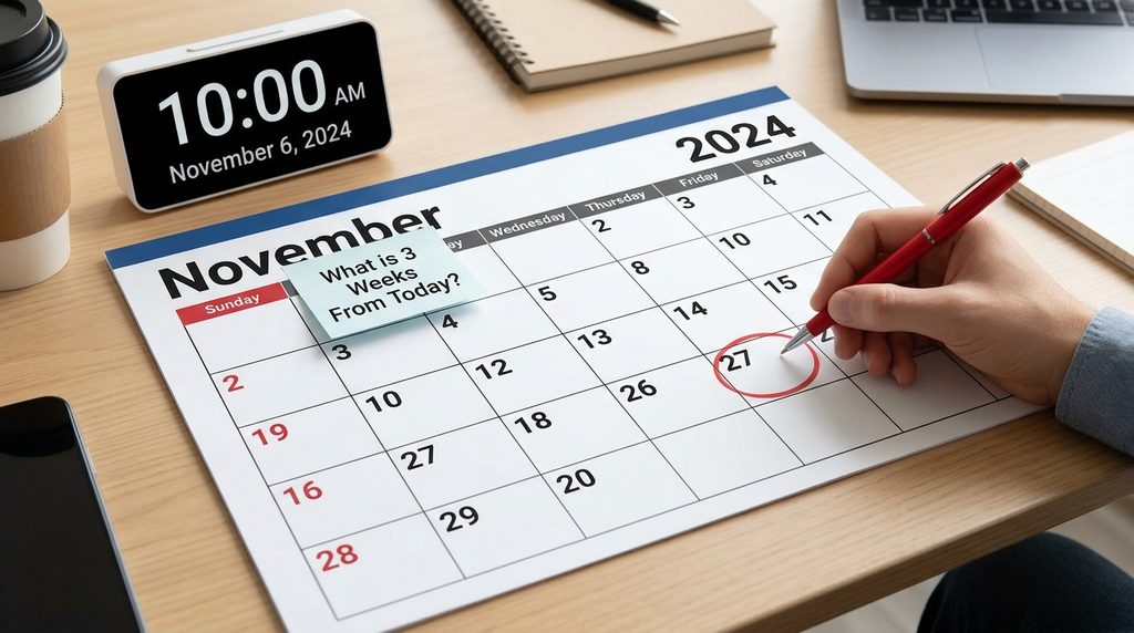 What is 3 Weeks From Today?