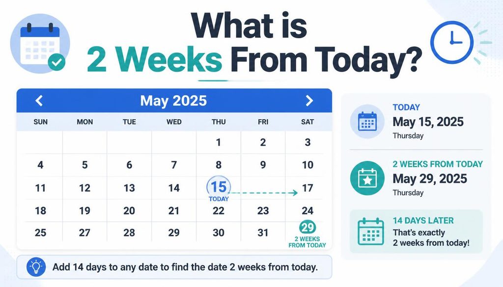 What is 2 Weeks From Today?