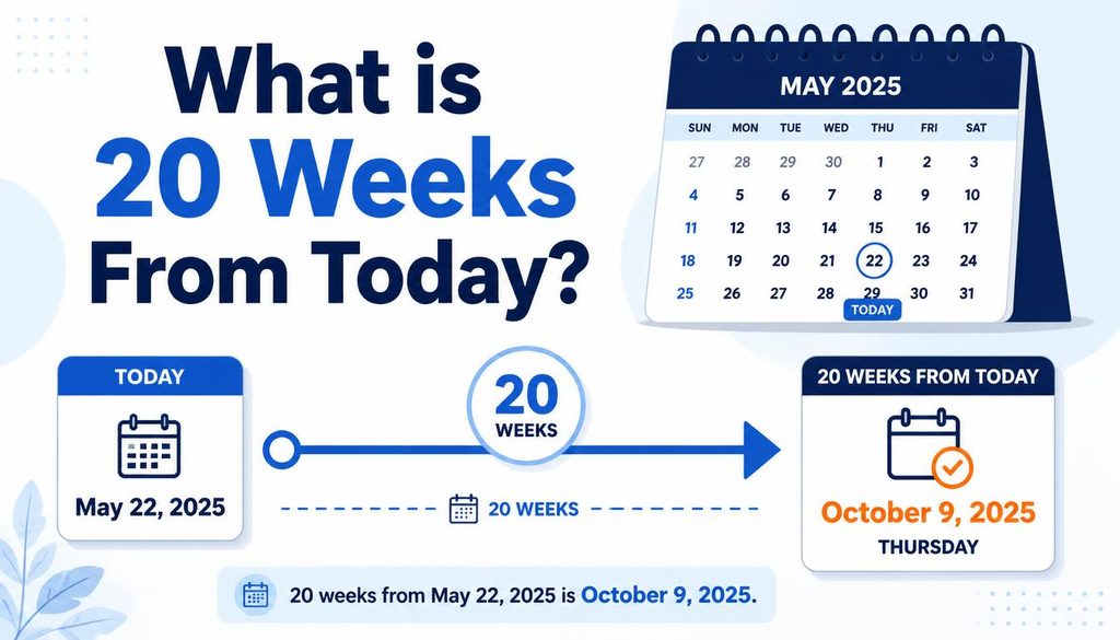 What is 20 Weeks From Today?