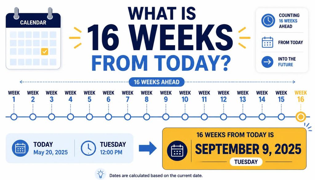 What is 16 Weeks From Today?