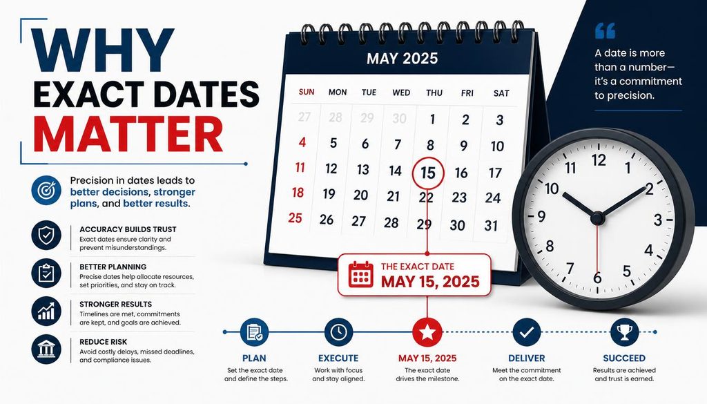Exact Dates Matter