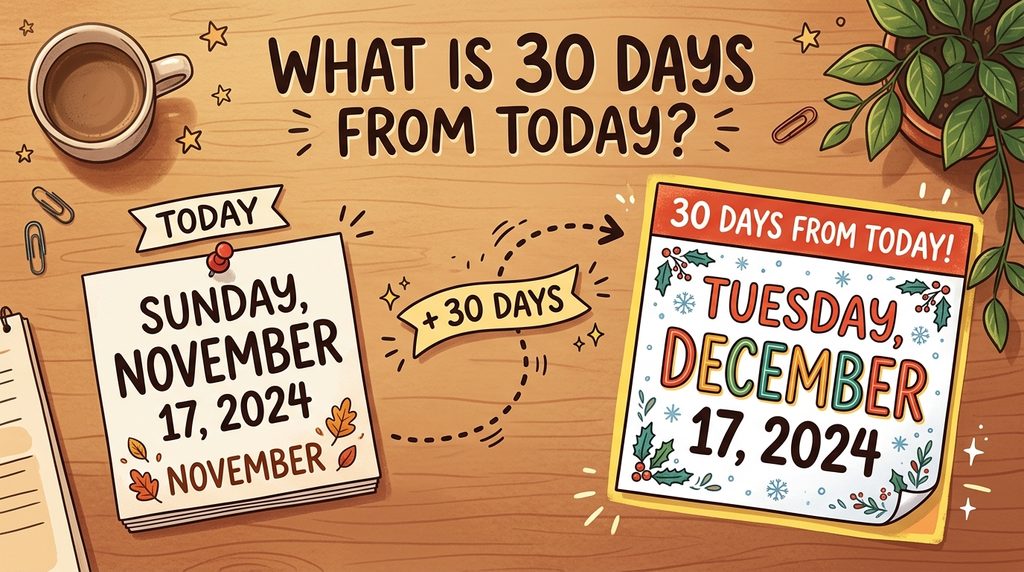 What Is 30 Days From Today?