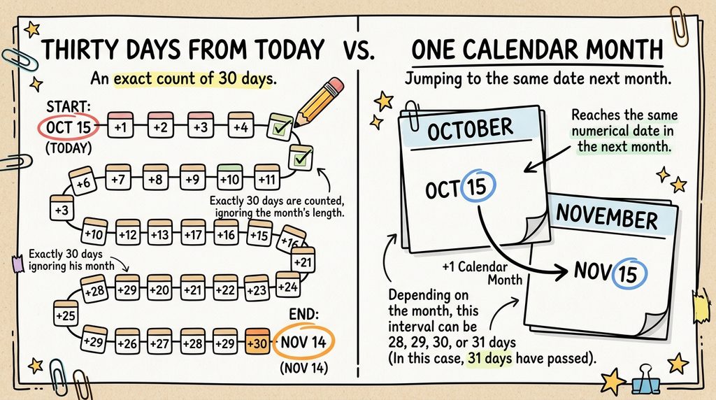 Thirty Days From Today