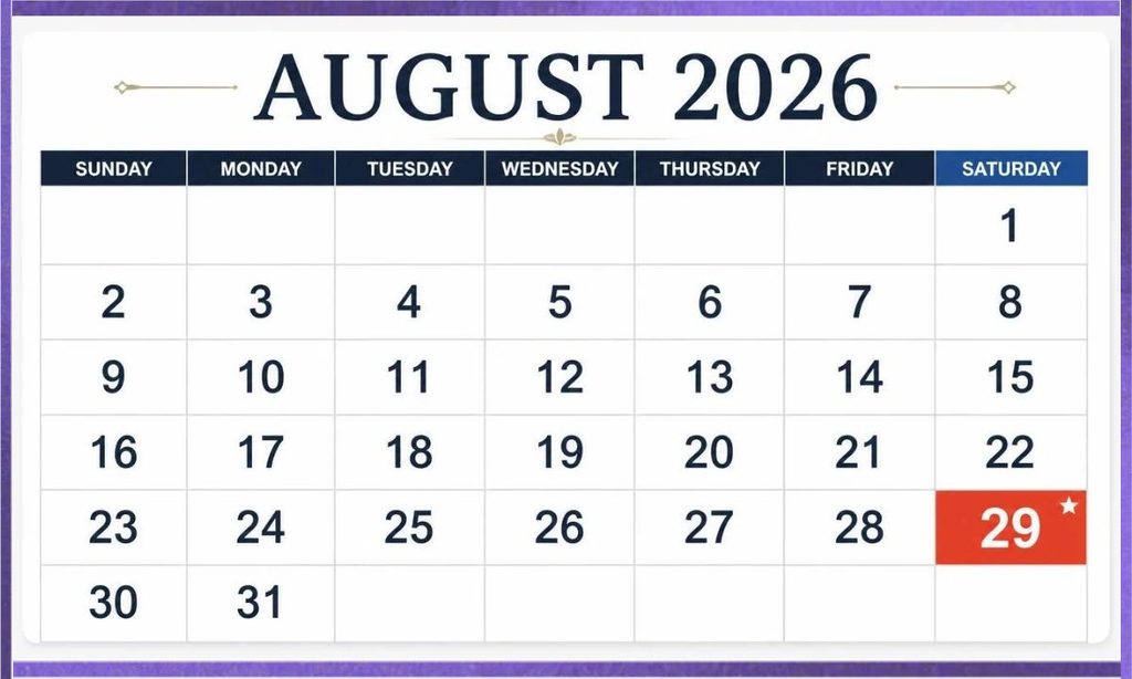 August 29, 2026