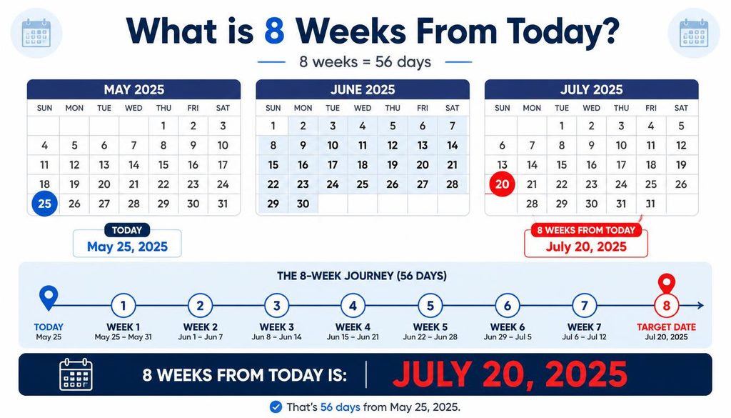 What is 8 Weeks From Today?