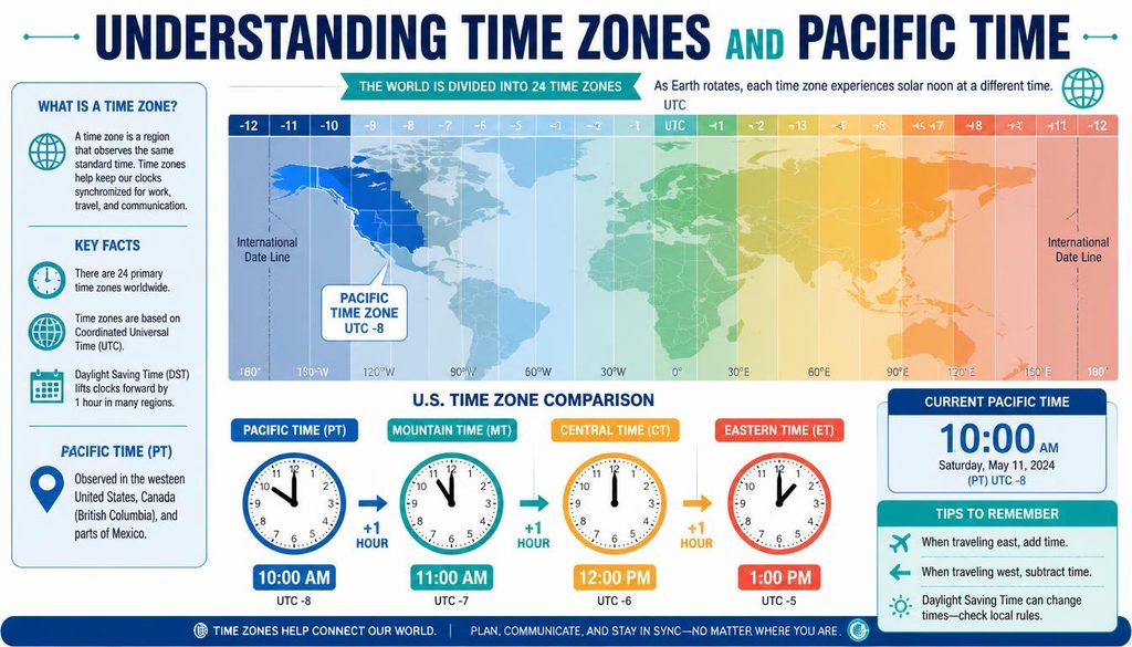 Time Zones and Pacific Time