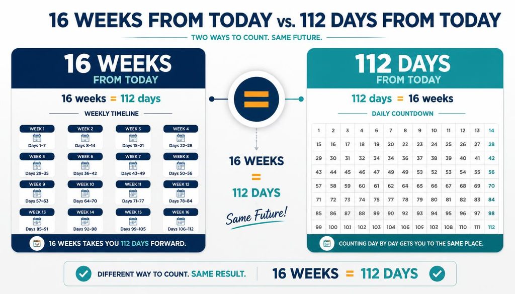 16 Weeks From Today