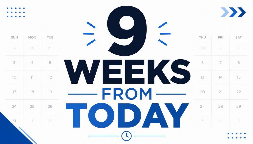 9 Weeks From Today