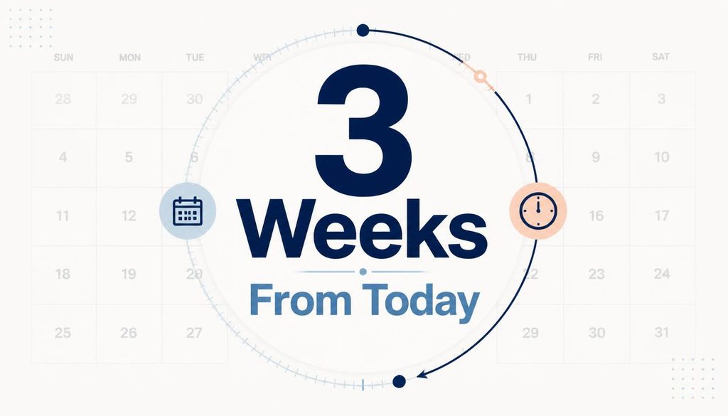 3 Weeks From Today
