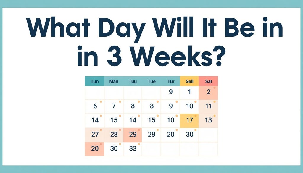 3 Weeks?